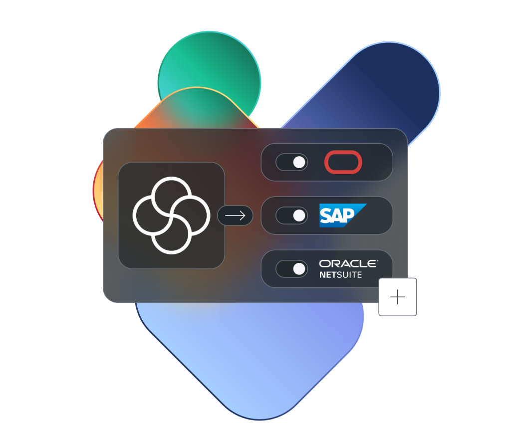 User interface showing ERP integration