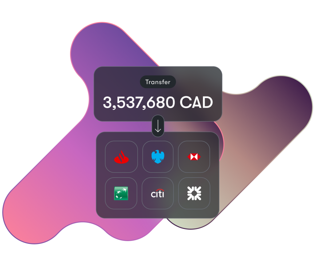User interface showing payment processing